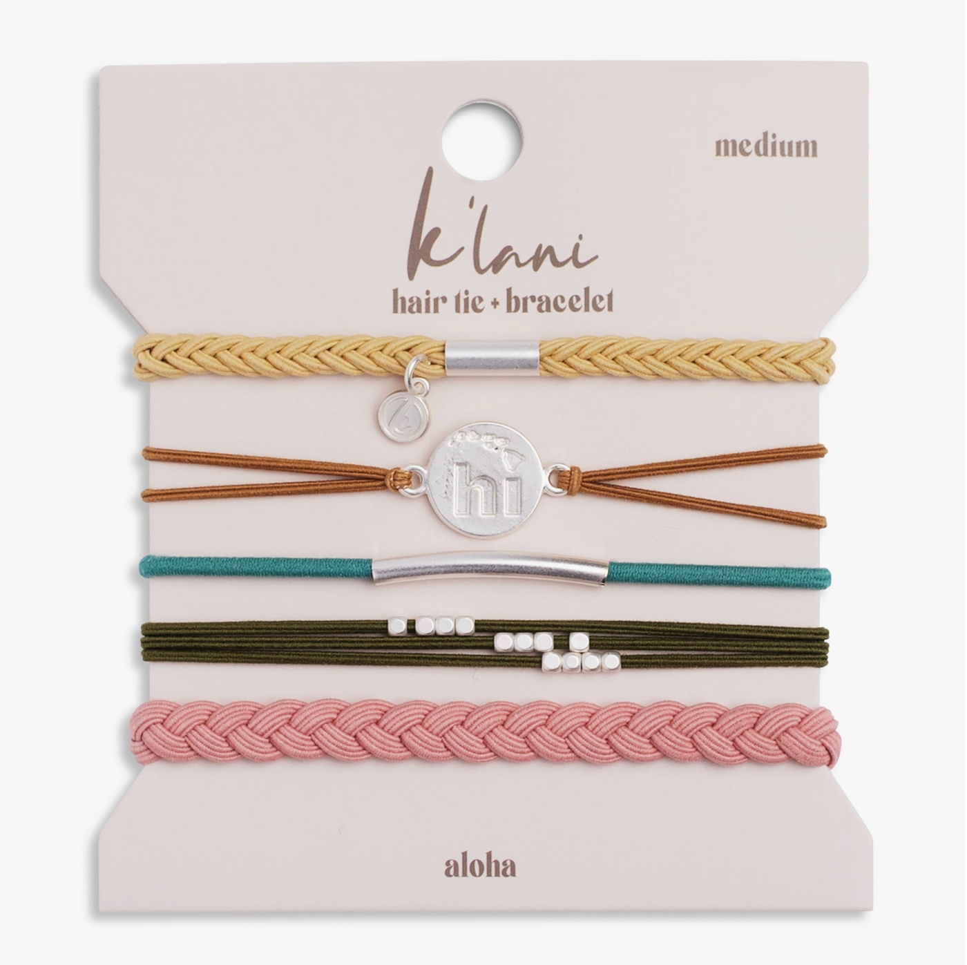 K'Lani Hair Tie Bracelets - Aloha