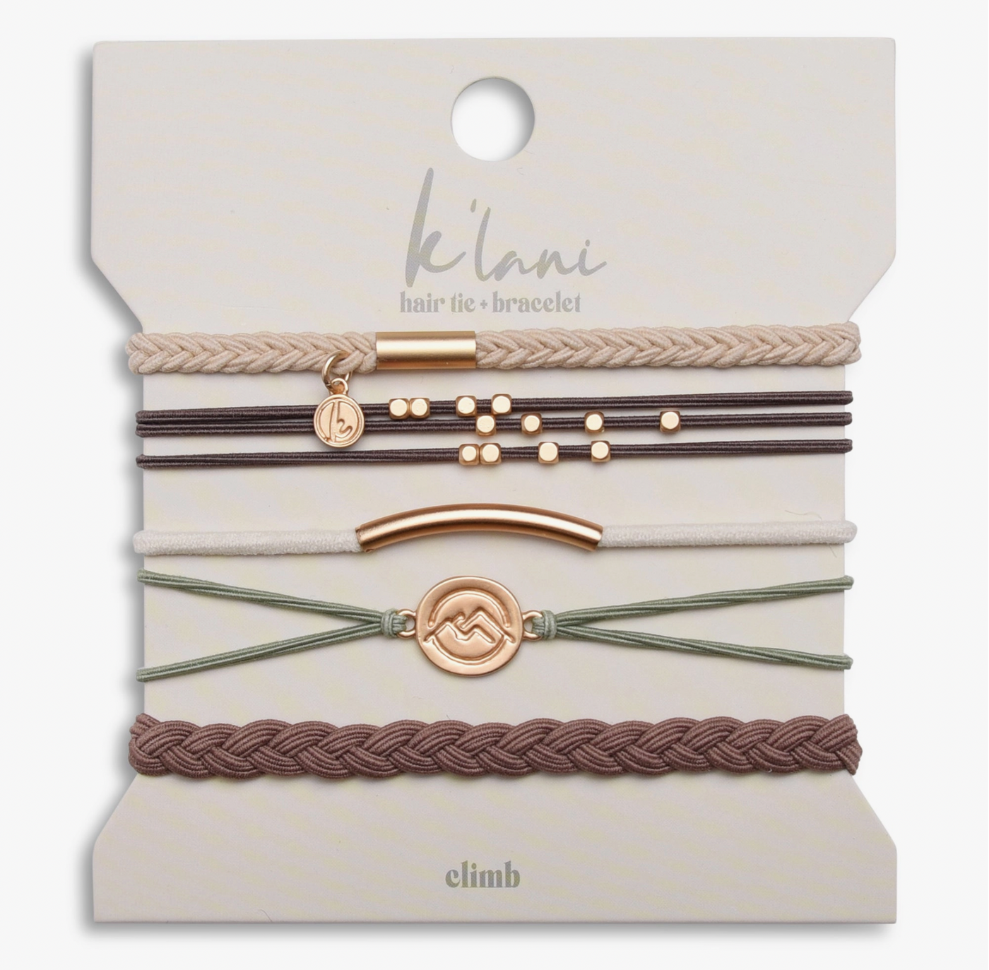 K'Lani Hair Tie Bracelets - Climb