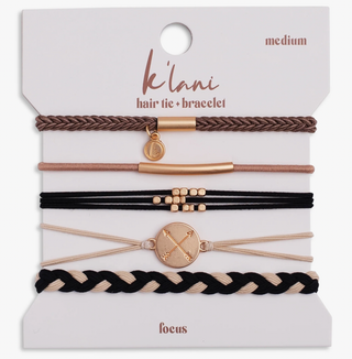 K'Lani Hair Tie Bracelets - Focus