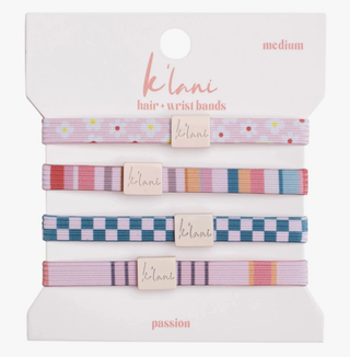 K'Lani Hair Tie Bracelets - Passion