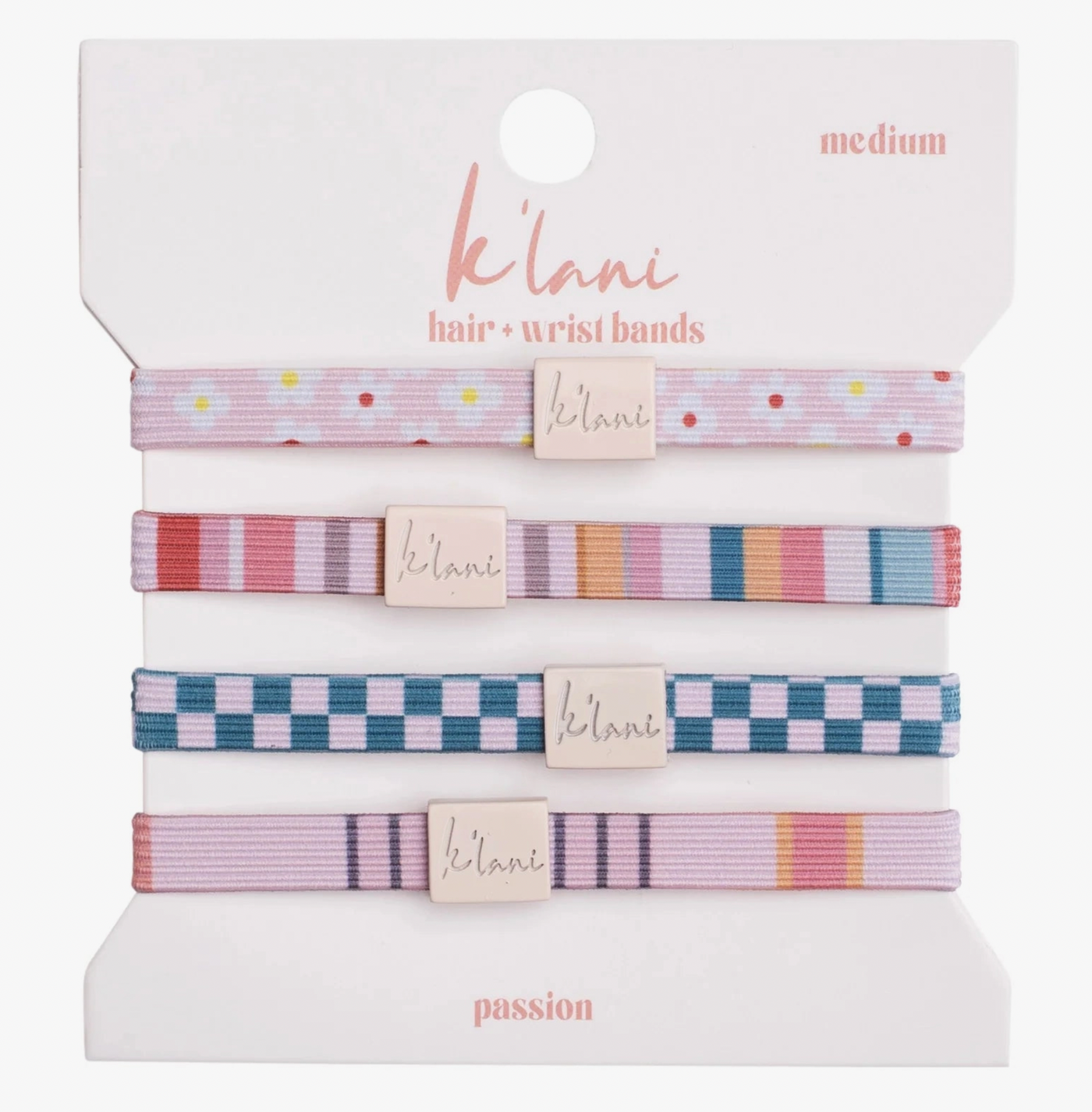 K'Lani Hair Tie Bracelets - Passion