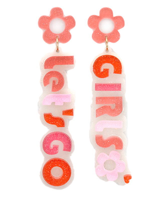 "Let's Go Girls" Earrings