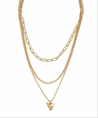 Arrow Chain Layered Necklace