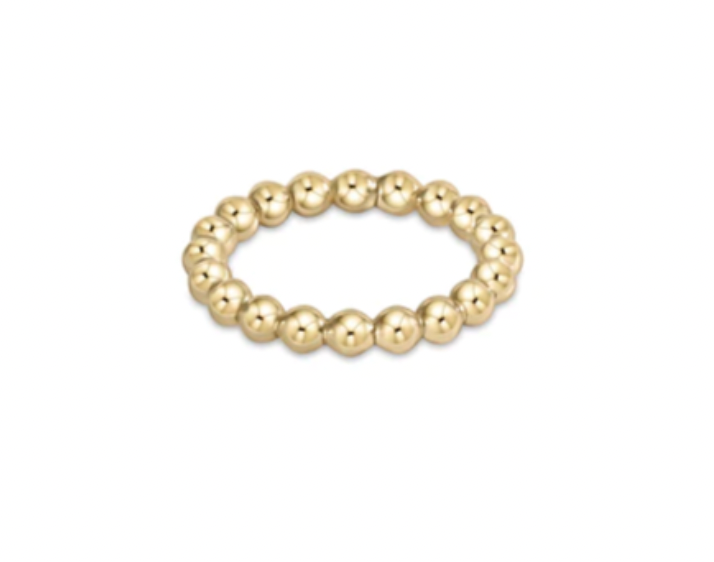 ENewton Classic 3mm Gold Bead Ring