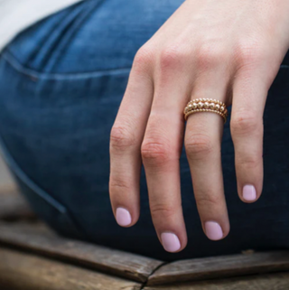 ENewton Classic 3mm Gold Bead Ring