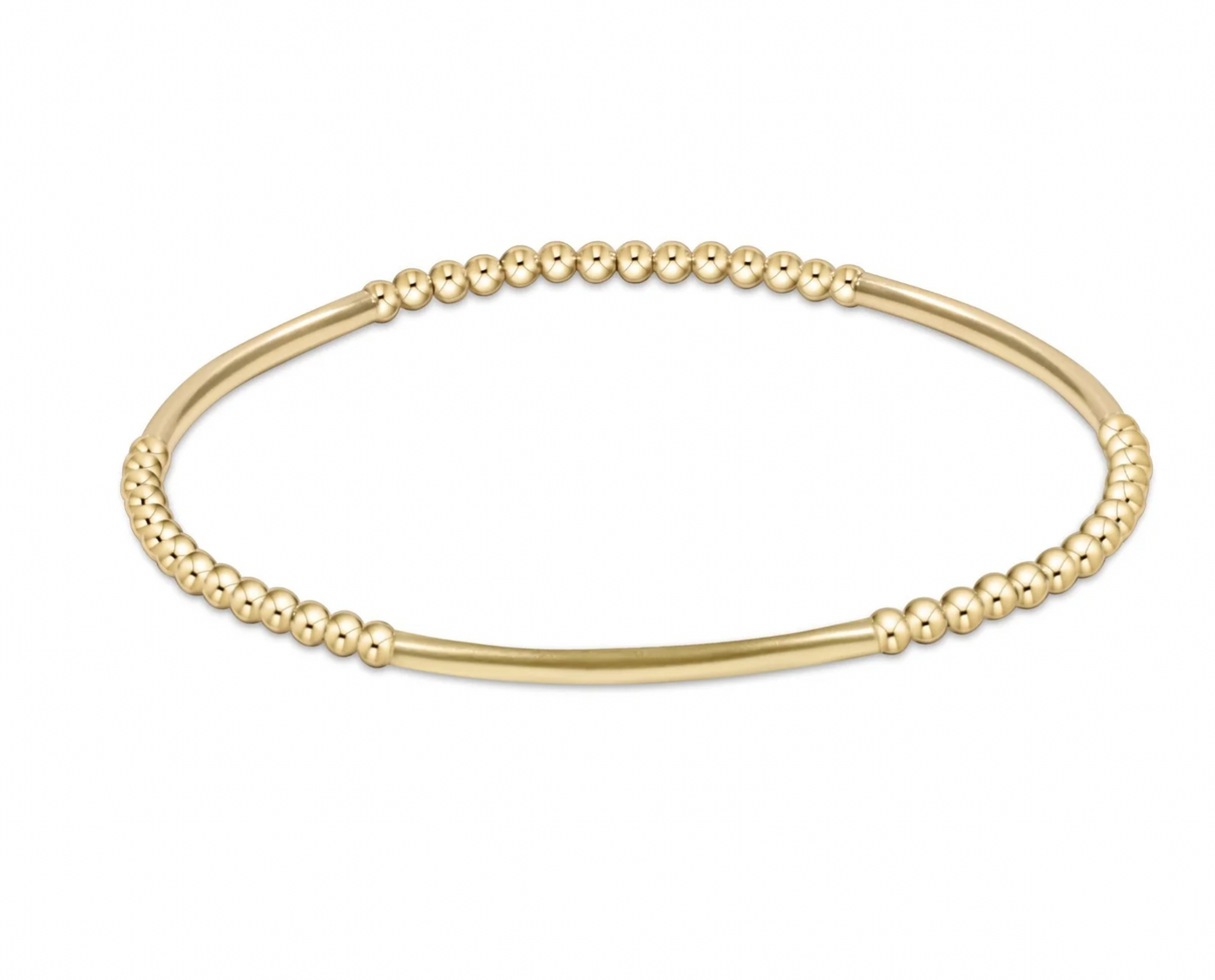 ENewton Bliss Bar Gold 2.5mm Bead Bracelet