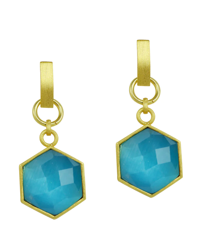 Betty Carre Ema Earrings Ice Blue