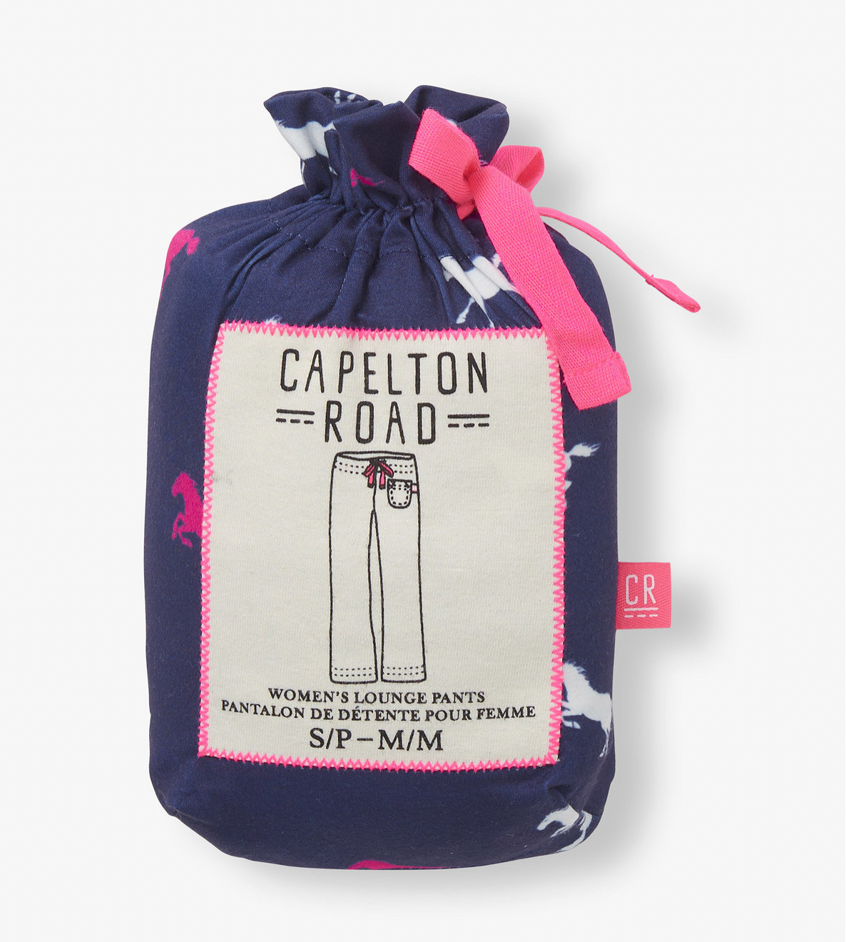 Capelton Road PJ Pants In A Bag - Running Horses