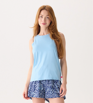 Capelton Road Scoop Neck PJ Tank In A Bag - Placid Blue