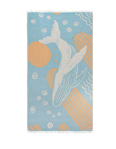 Sand Cloud Blue Whale Towel