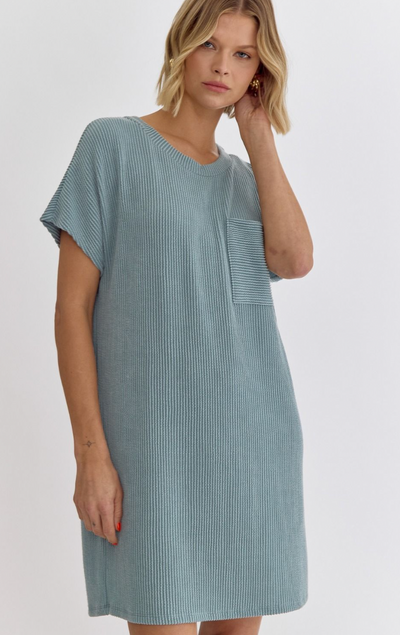 Riley Ribbed Midi Dress