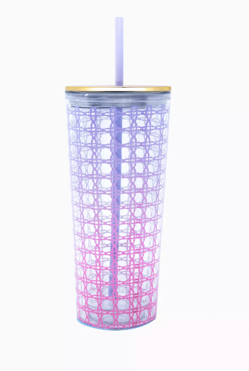 Lilly Pulitzer Tumbler w/ Straw