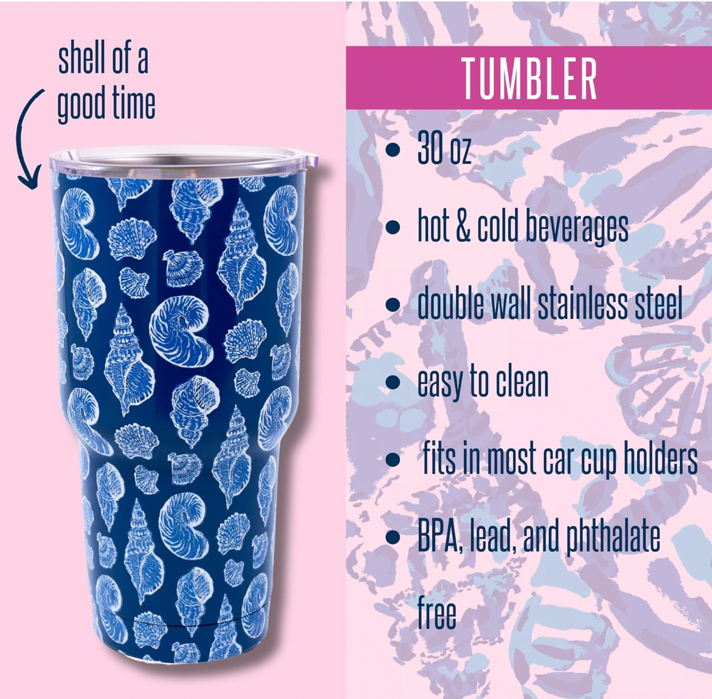 Lilly Pulitzer 30 oz Insulated Tumbler