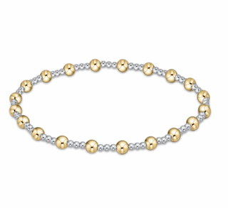 ENewton Extends Classic Sincerity Pattern Bracelet Mixed Metal