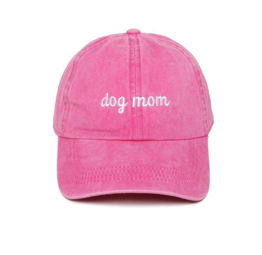 "Dog Mom" Baseball Cap