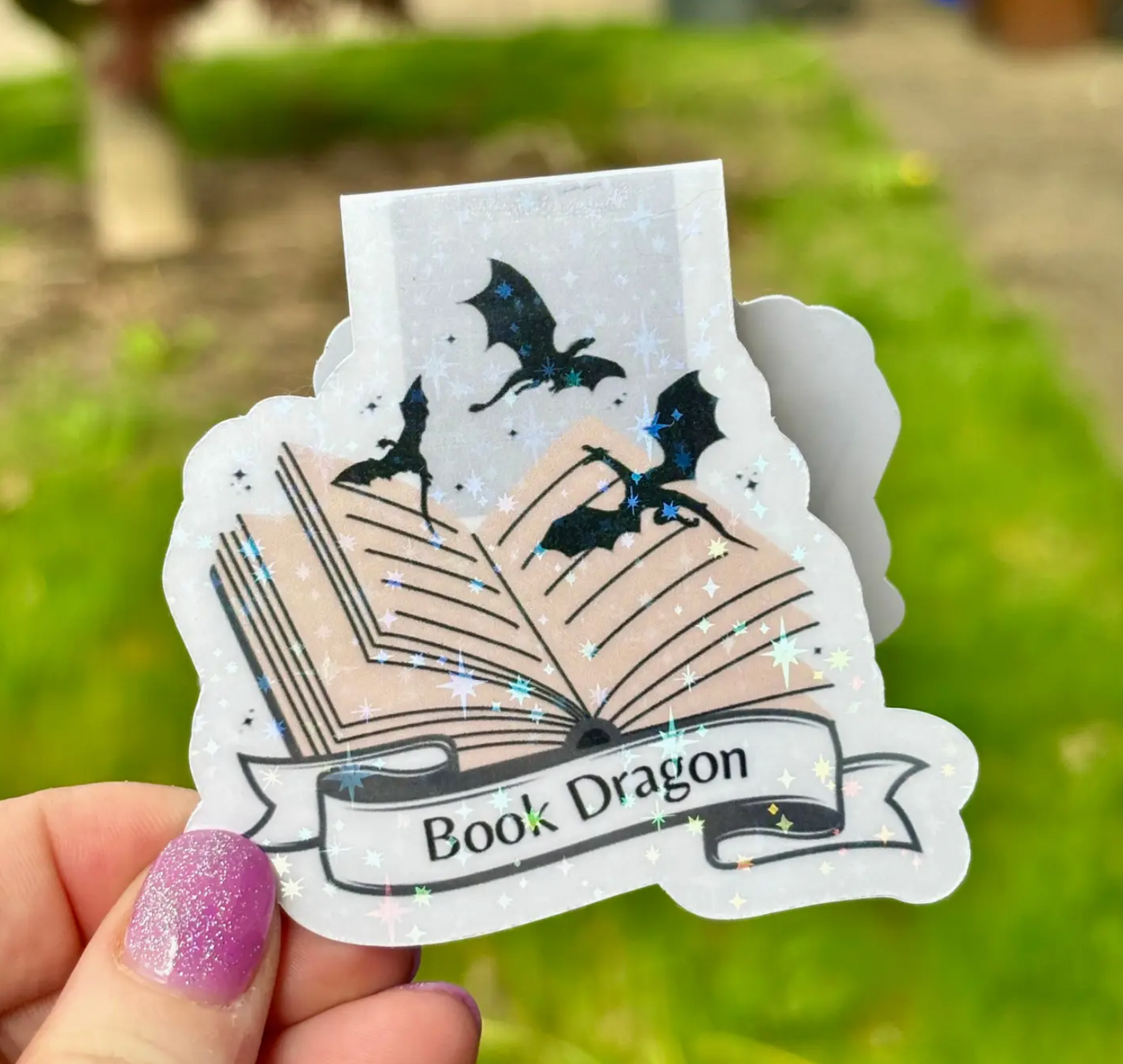 Book Dragon Magnetic Bookmark