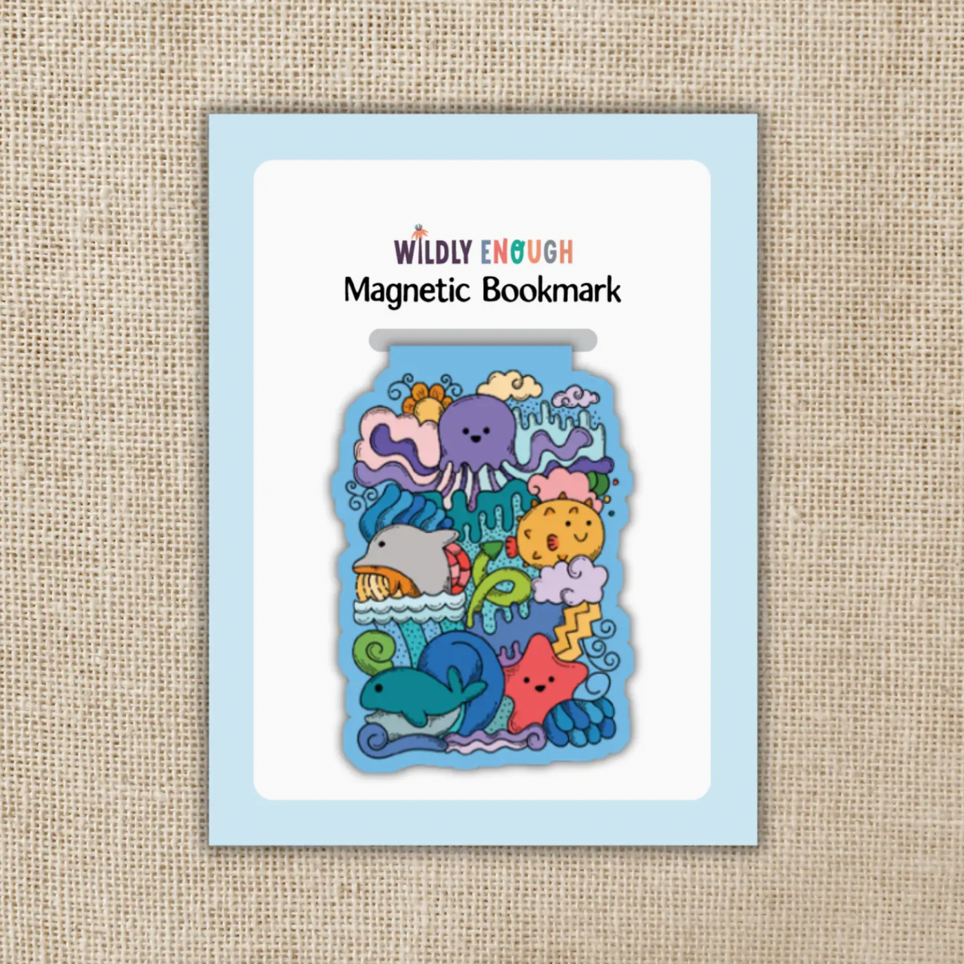 Happy Sea Life Pile Magnetic Bookmark