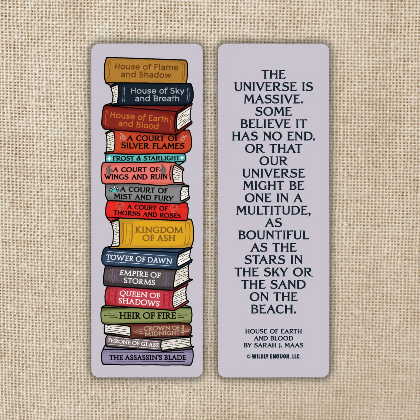 SJM Book Stack Bookmark