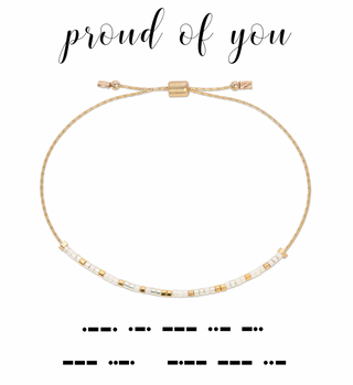 Dot & Dash Proud Of You Bracelet