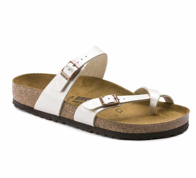 Birkenstock Mayari Birko-Flor - Graceful Pearl White