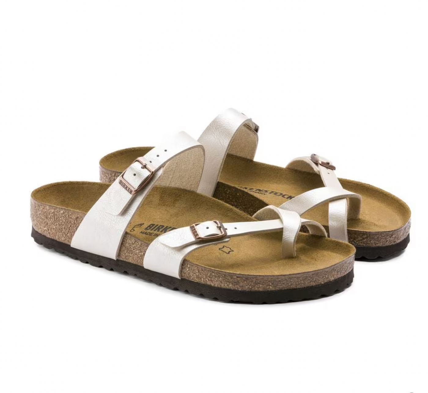 Birkenstock Mayari Birko-Flor - Graceful Pearl White