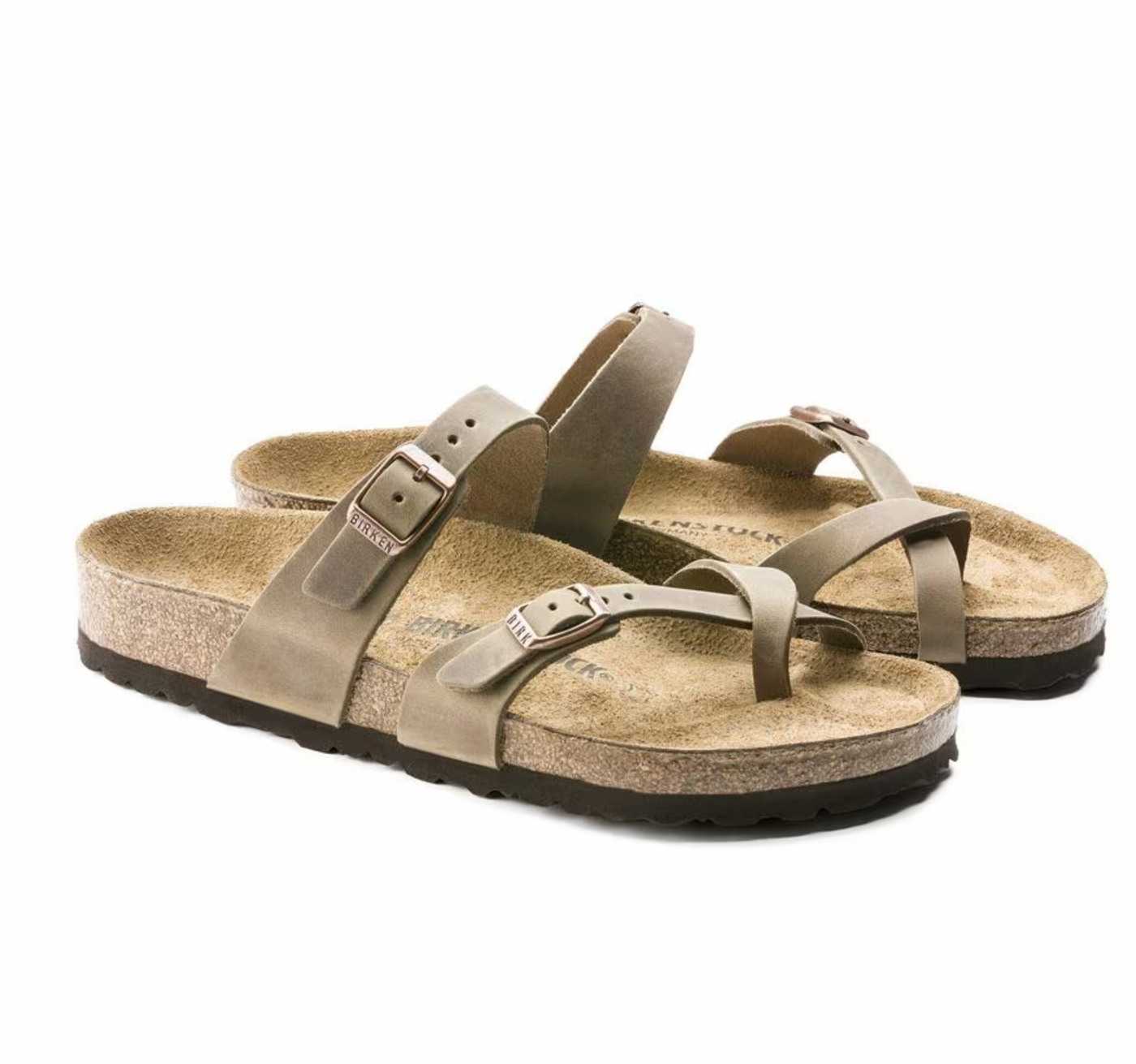 Birkenstock Mayari Oiled Leather - Tobacco Brown