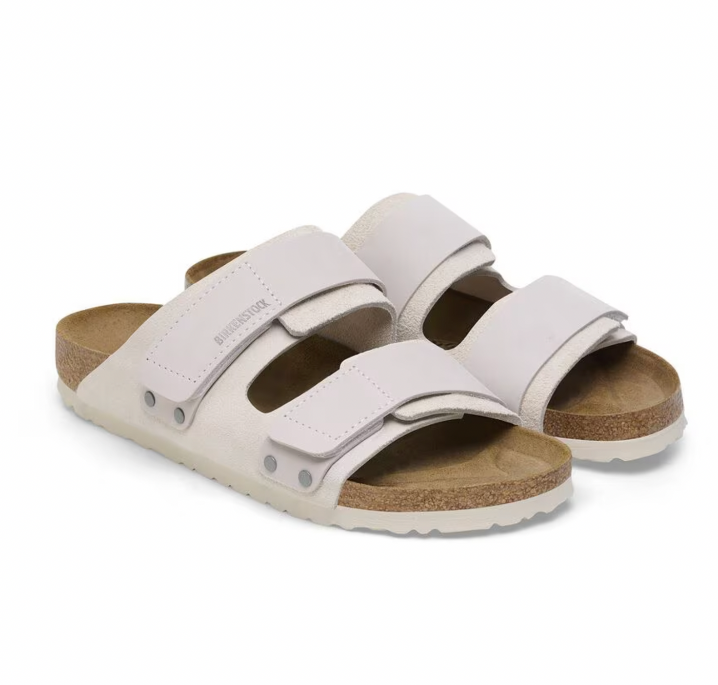 Birkenstock Uji Nubuck-Suede Leather - Antique White