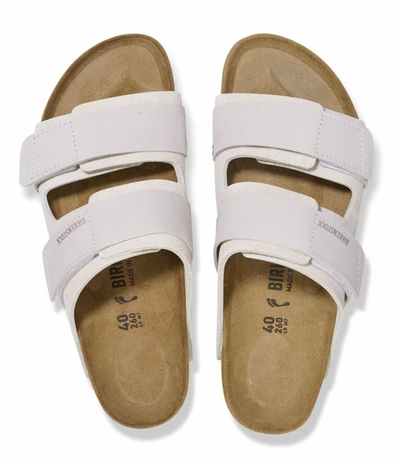 Birkenstock Uji Nubuck-Suede Leather - Antique White