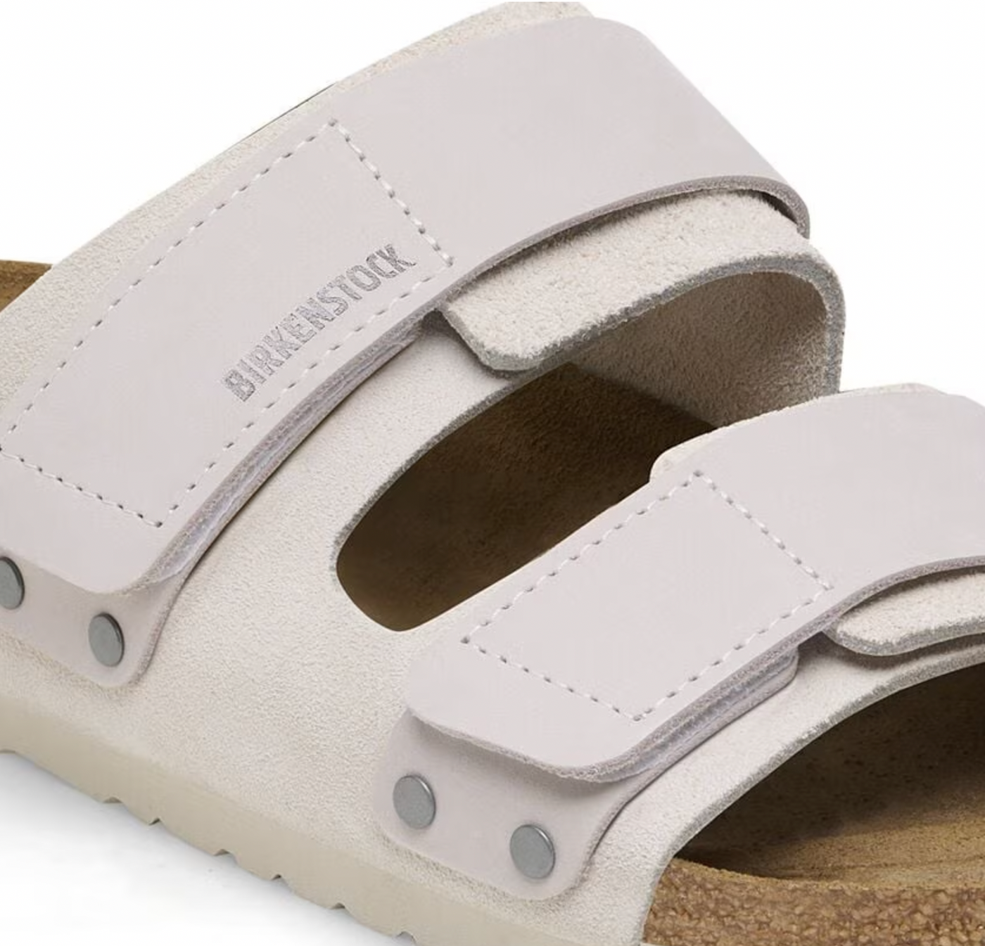 Birkenstock Uji Nubuck-Suede Leather - Antique White