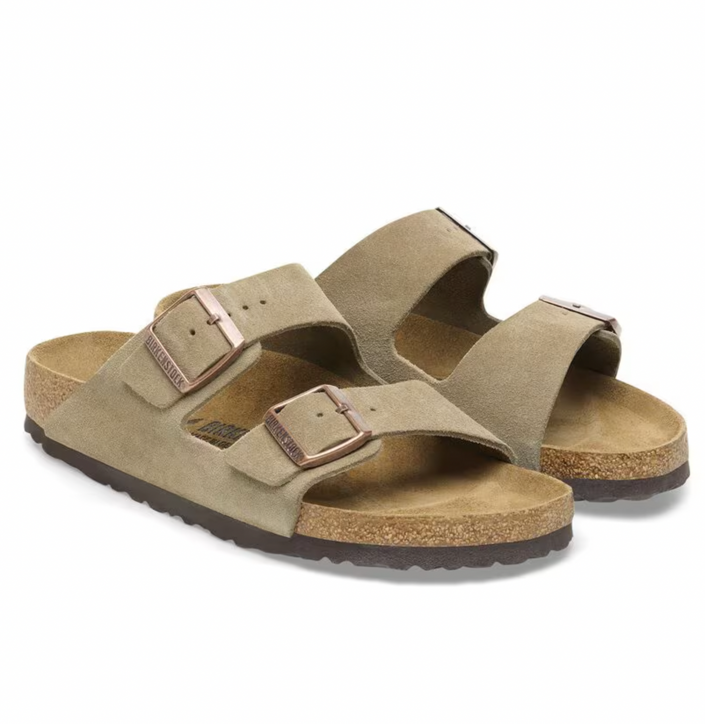 Birkenstock Arizona Suede Leather - Taupe