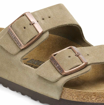 Birkenstock Arizona Suede Leather - Taupe