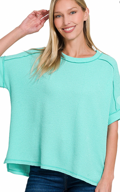 Cara Corded Rib Top