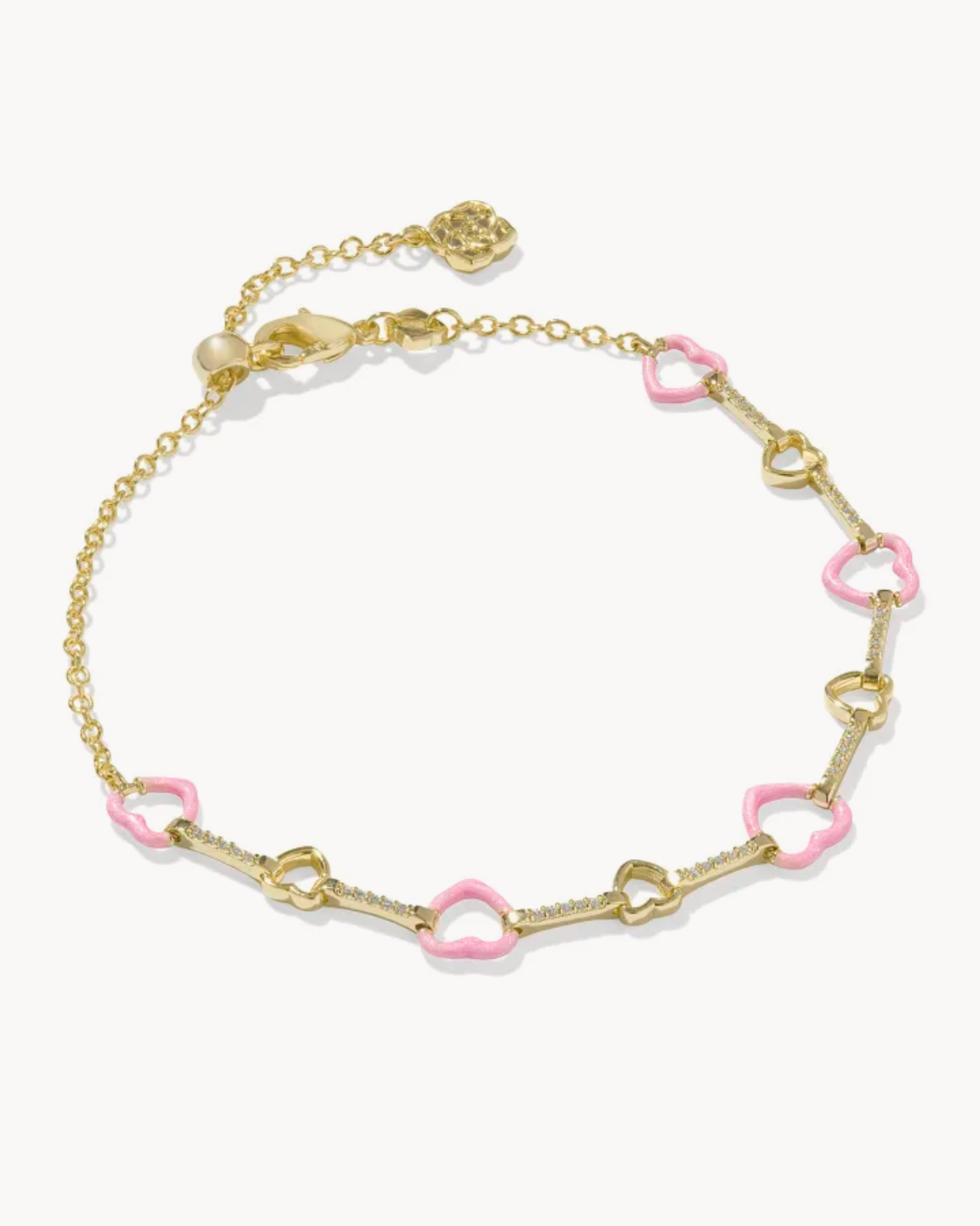 Kendra Scott Haisley Heart Delicate Gold Bracelet