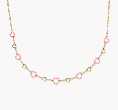 Kendra Scott Haisley Heart Strand Gold Necklace