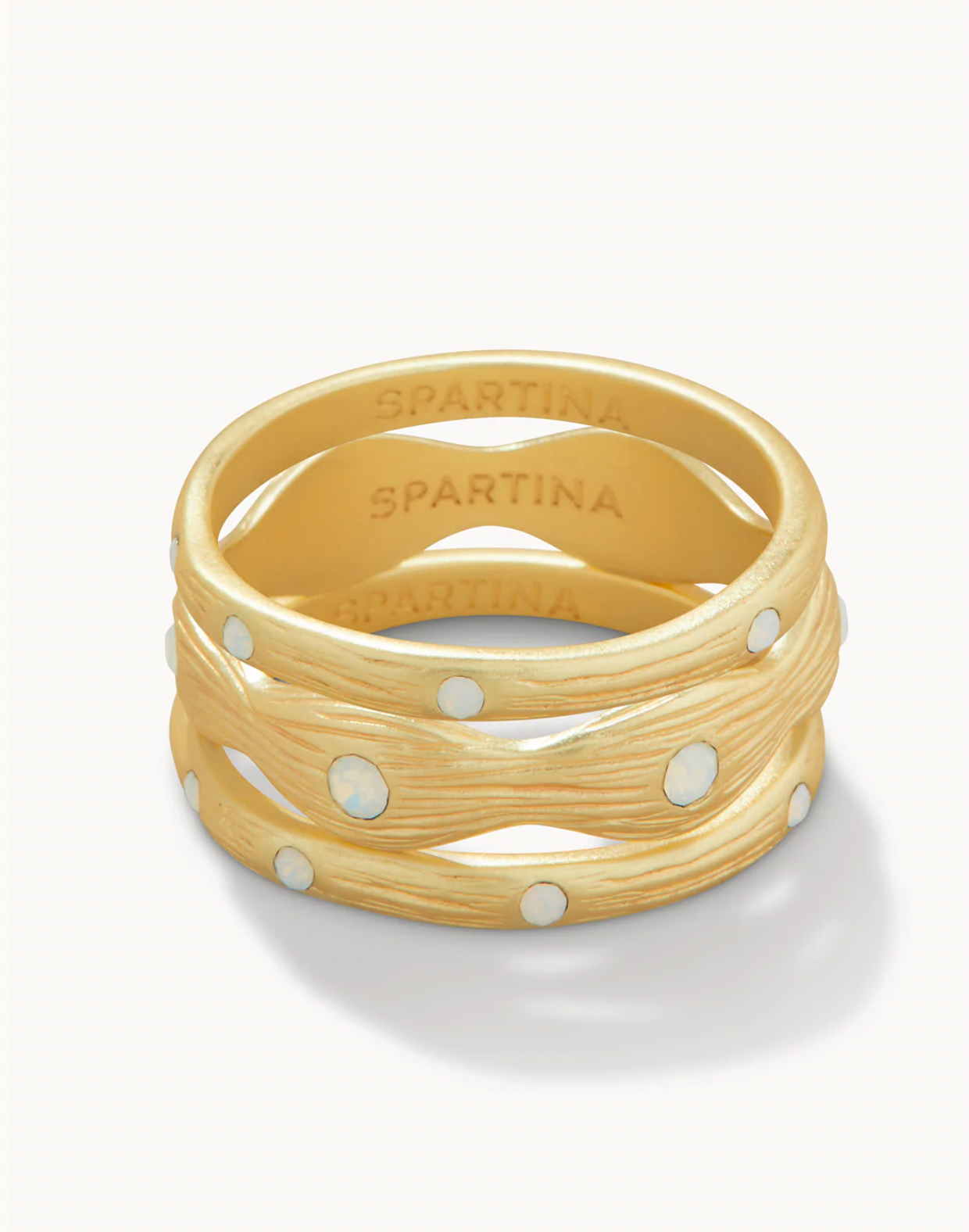 Spartina Sand Bar Ring Stack Opal