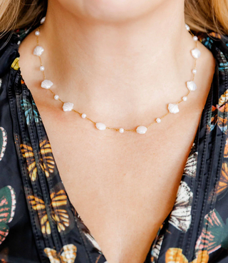 Linny Co Kai Seashell Pearl Necklace