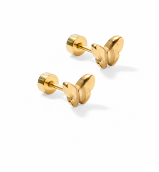 Linny Co Bella Butterfly Screwback Stud