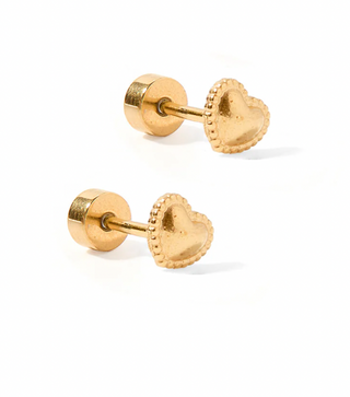 Linny Co Violet Screwback Stud
