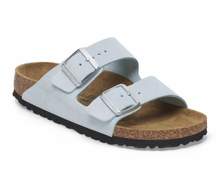 Birkenstock Arizona Suede Leather (Narrow) - Baby Blue