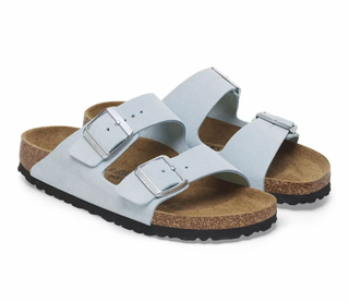 Birkenstock Arizona Suede Leather (Narrow) - Baby Blue