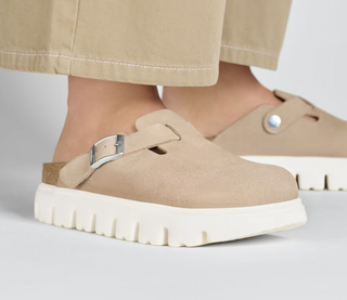 Birkenstock Boston Chunky Papillio - Warm Sand NARROW