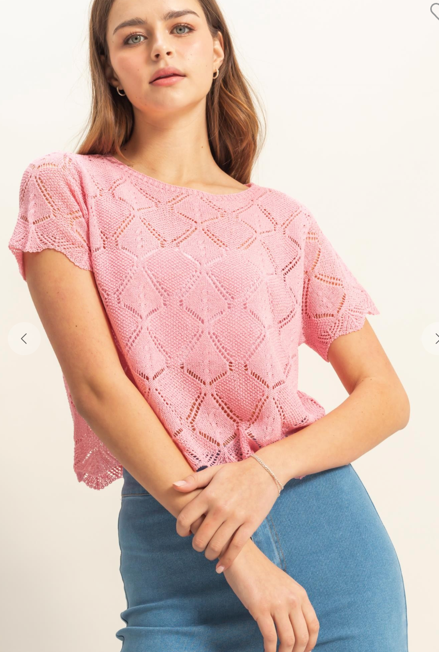 Just Yours Crochet Top