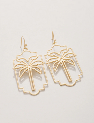 Spartina Palm Geo Earrings