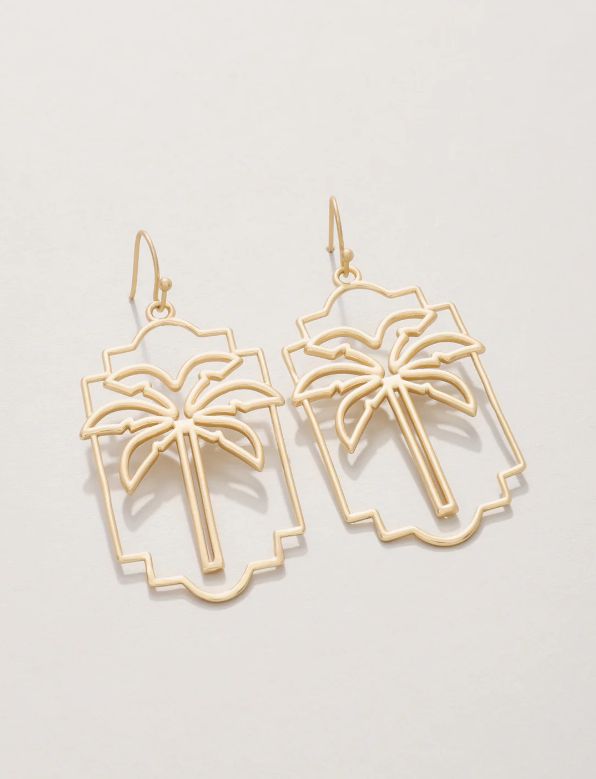 Spartina Palm Geo Earrings