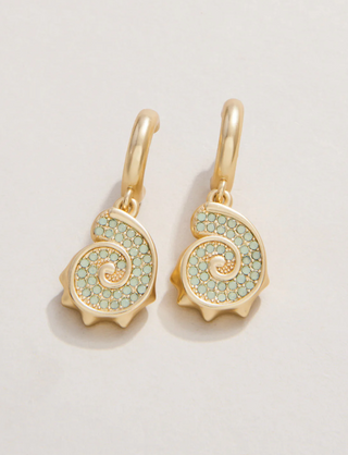 Spartina Nautilus Drop Earrings