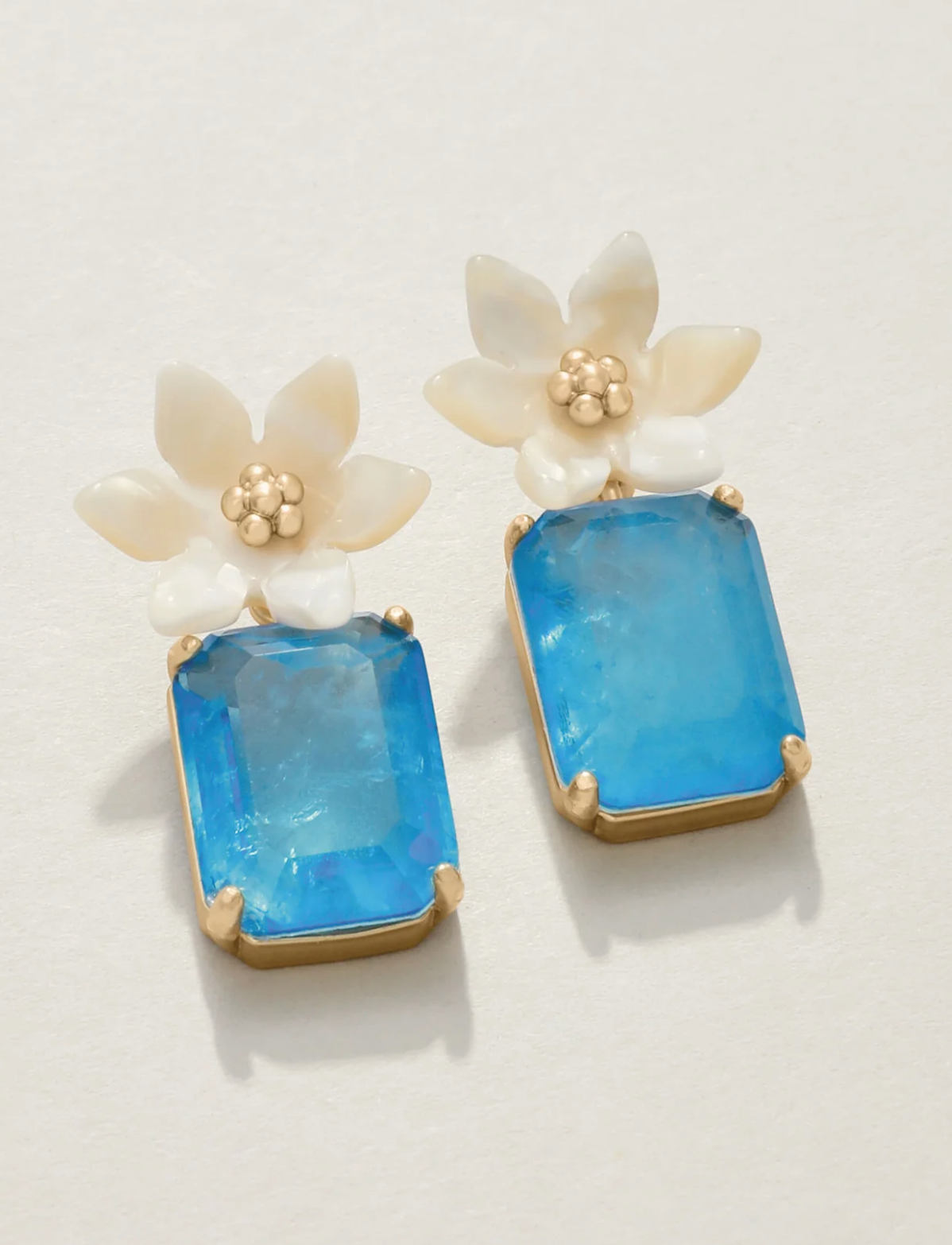 Spartina Blooming Gem Earrings Blue
