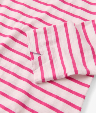 Hatley Button Breton - Fuchsia Stripes