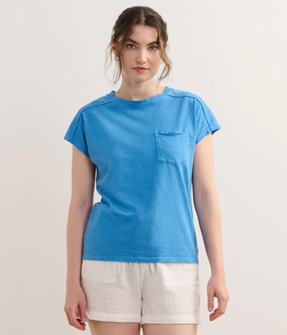Hatley Slouchy Pocket Tee - Marina
