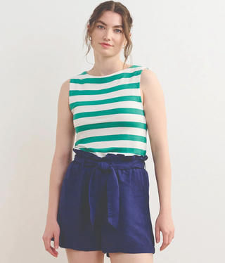 Hatley Everyday Tank - Sea Green Stripes