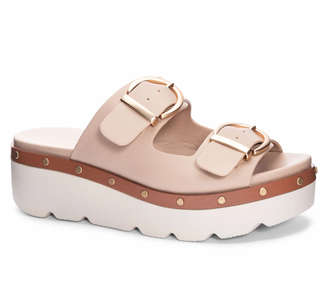 Surfs Up Smooth Sandal - Beige